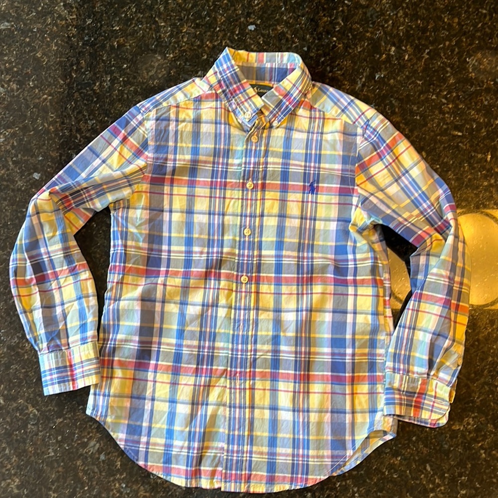 Size 10-12 boys button down.